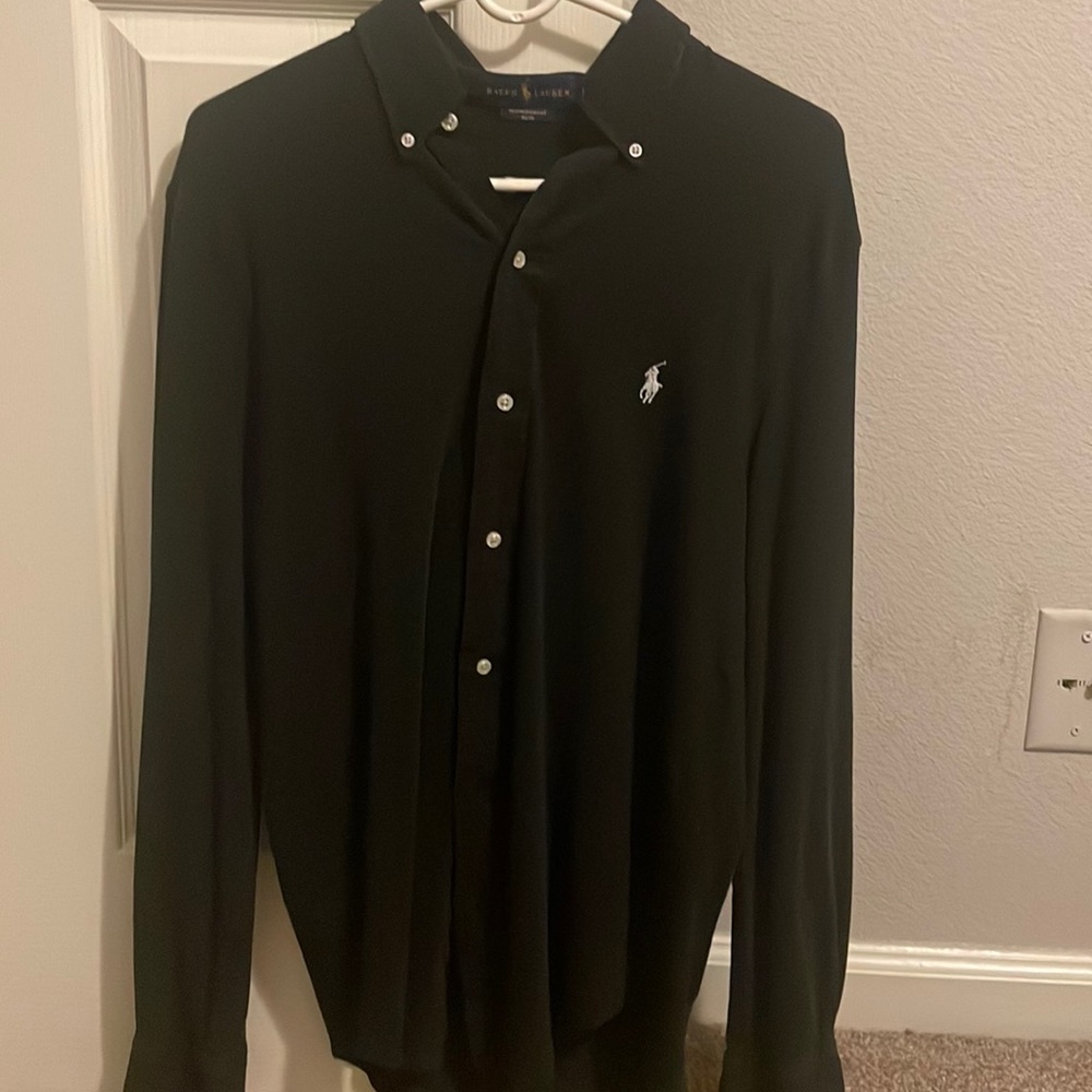 Polo by Ralph Lauren casual Black button down